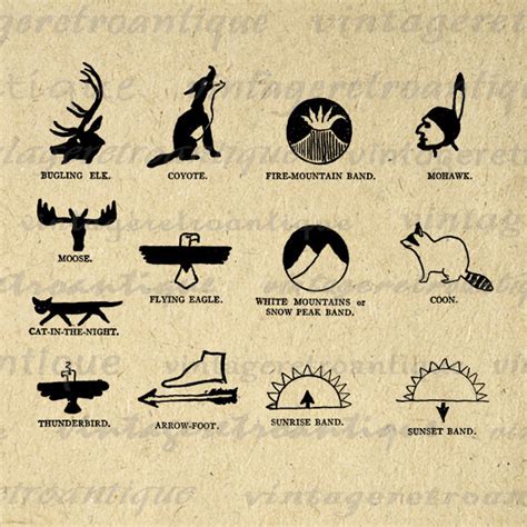 5 Best Images of Printable Native American Symbols - Native American ...