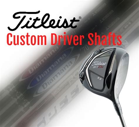 Titleist Custom Driver Shafts | Custom