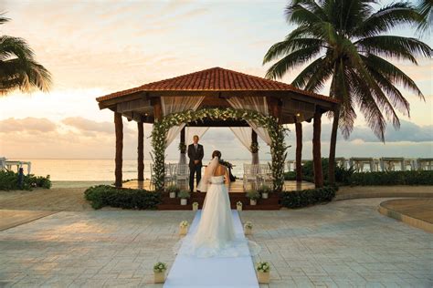 The Royal Playa del Carmen beachfront wedding gazebo. Weddings made easy! Easy Escapes Travel ...