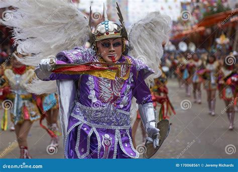 Diablada Dancers at the Oruro Carnival in Bolivia Editorial Photo ...