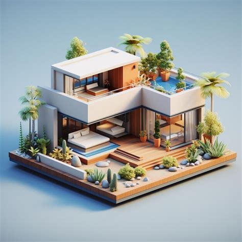 Premium AI Image | 3D home interior design