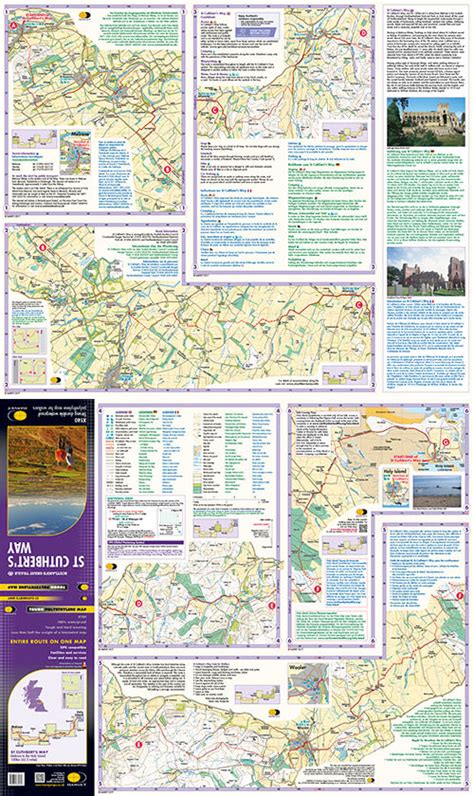 St Cuthbert's Way Map