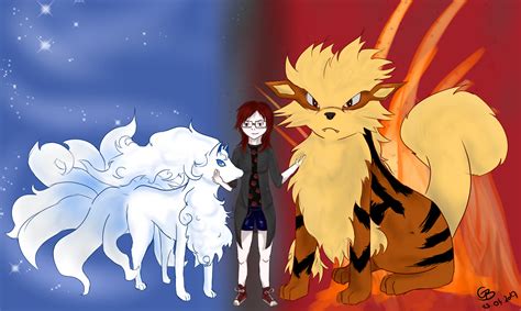 Alolan Ninetales x Arcanine by ChibiCelli on DeviantArt