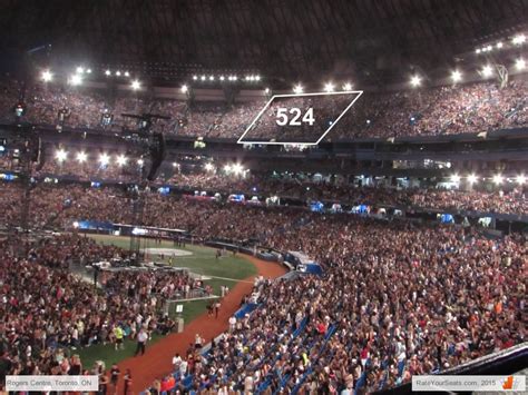 Rogers Centre Concert Seating Chart & Interactive Map - RateYourSeats.com