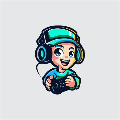 Gamer boy esport mascot logo design | Premium AI-generated vector