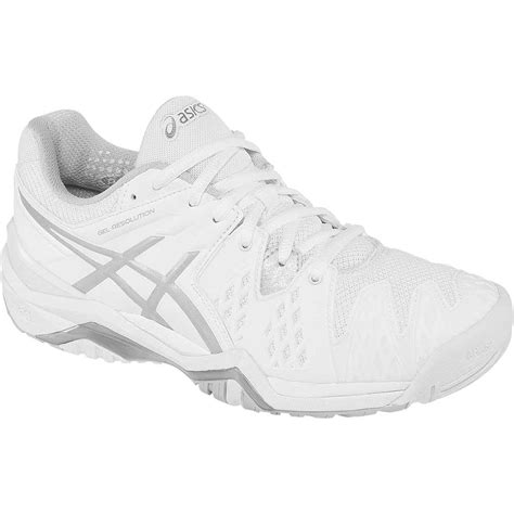 Asics Gel Resolution 6 WIDE Women's Tennis Shoe White/silver