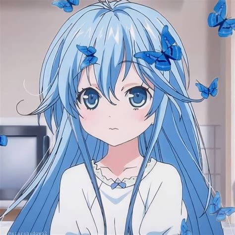 Blue Anime Girl