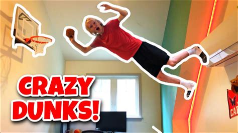 Doing Crazy MINI BASKETBALL DUNKS #2! (JustInTymeSports Mini Basketball ...