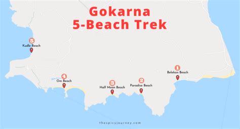 Gokarna Beach Trek - Detailed Guide & Route to Trek the Gokarna Beaches - The Spicy Journey