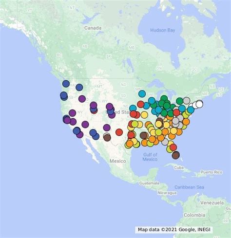 NCAA FBS Conference Map - 2023 Proj. : r/CFB