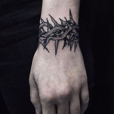 Hand tattoos. Wrist tattoo thorn #tattooıdeas #tattoo #tattootrend | Thorn tattoo, Hand tattoos ...