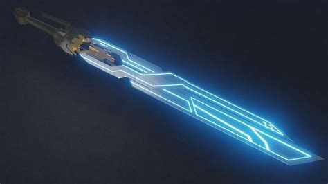 StarSaber Sword 3D model animated | CGTrader