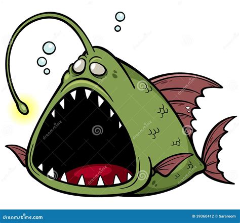 Angry Fish Cartoon Stock Vector - Image: 39360412