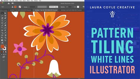 Illustrator Pattern Tiling Lines - YouTube