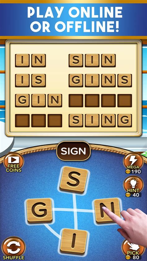 FREE WORD GAMES YOU CAN PLAY ALONE - WORD SHIP! APK for Android Download