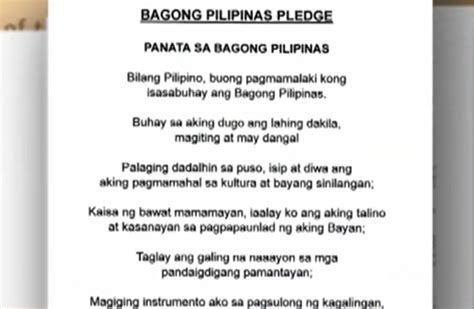 Bagong Pilipinas Hymn, apil na sa kantahon sa flag ceremony - Bombo Radyo Butuan