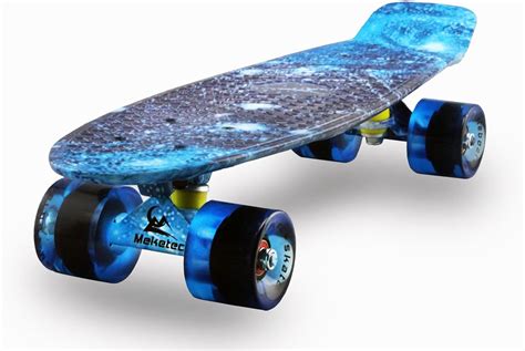 Meketec Skateboards Complete 22 Inch Mini Cruiser Retro Skateboard for Kids Boys Youths ...