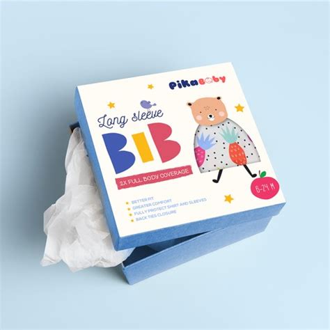 Creative & Colorful Package Design for Baby Bib | Product packaging contest