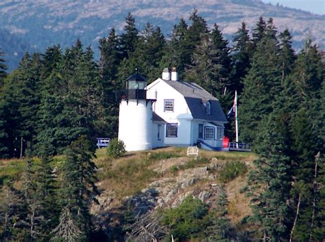 Bear Island Light is a lighthouse on Bear Island near Mt. Desert Island ...