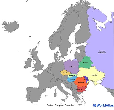 Eastern European Countries - WorldAtlas