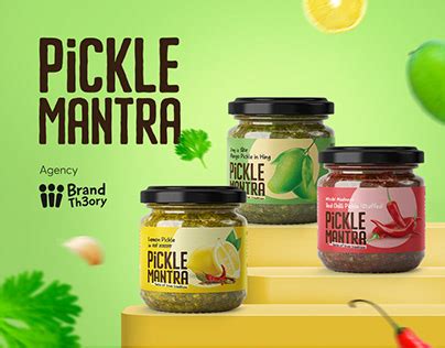 Pickle Mantra Label Design | Behance