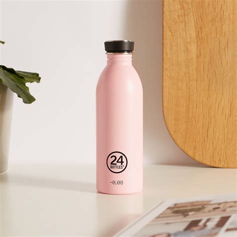 24 Bottles Urban Bottle Candy Pink 500ml | END.