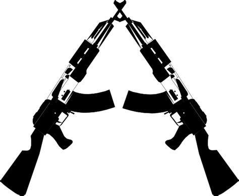 Free Crossed Pistols Png Crossed Guns Clipart Free Transparent | Images and Photos finder