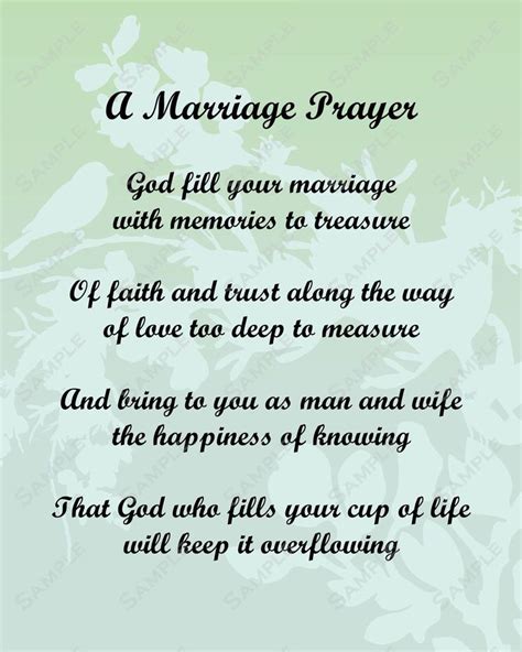 pick a poem for bride and groom | Marriage Prayer Poem Love Poem for Bride or Groom INSTANT ...