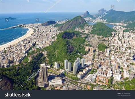 Aerial View Of The Dramatic Rio De Janeiro Coast Stock Photo 54657334 : Shutterstock