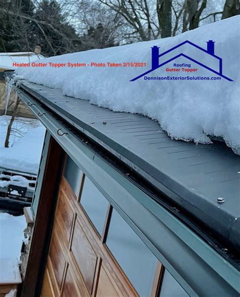 Heated Gutters and Gutter Covers in St. Joseph & Stevensville MI at Dennison Exterior Solutions