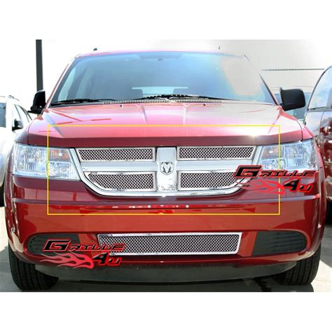 Compatible with 09-10 Dodge Journey Stainless Mesh Grille Insert D76609T - Walmart.com - Walmart.com