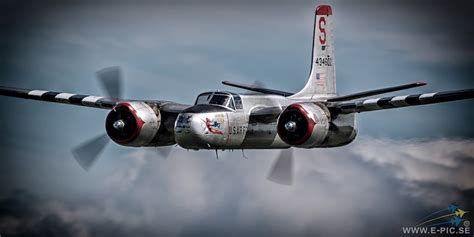 Douglas A-26B Invader - Black Sky Photo