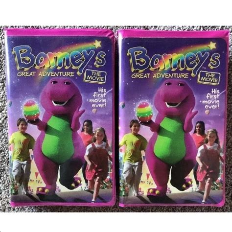 barney | Other | Barneys Great Adventure Lot Of 2 Vhs Tapes 998 | Poshmark