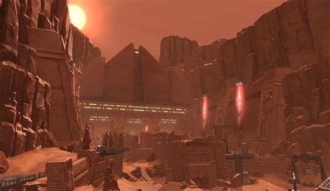 Korriban, homeworld of the Sith. A crimson skinned species, warlike and strong with the Dark ...