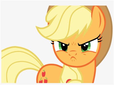 Angry Applejack Artist Mortris No Second Prances - Grumpy Applejack PNG ...