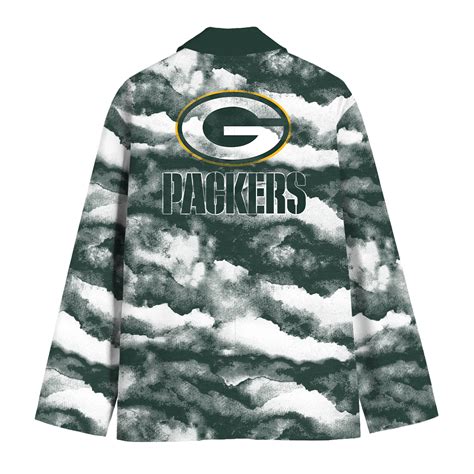 Green Bay Packers Men's One Button Blazer Suit Lapel Collar Coat Casual Outwear | eBay
