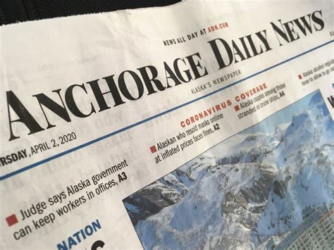 Anchorage Daily News cuts pay, lays off 7 due to revenue drop