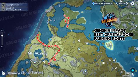 Genshin Impact Best Crystal Core Farming Route - You need these for Condensed Resins on Version ...