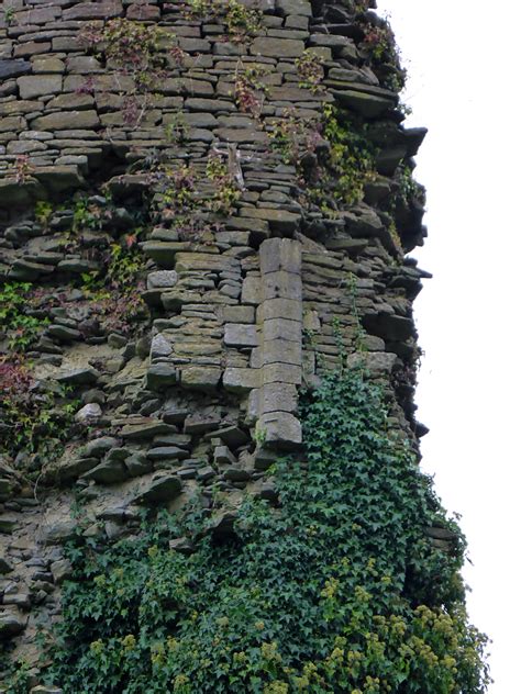 Photographs of Llantrisant Castle, Rhondda Cynon Taf, Wales: Doorway column