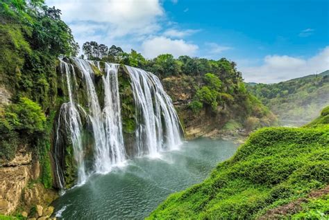 Premium Photo | Huangguoshu Waterfall in Guizhou Province China