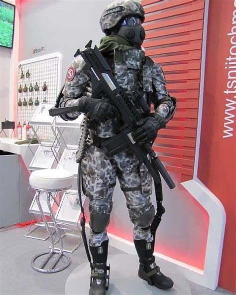 The first fully functional Russian exoskeleton prototype on display at ARMY 2016. Designed by ...