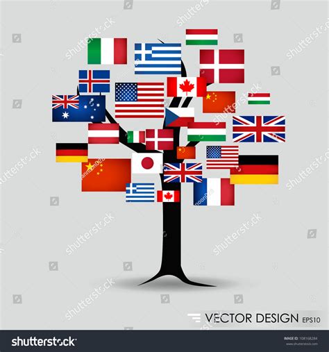 World Flags. Vector Illustration. - 108168284 : Shutterstock