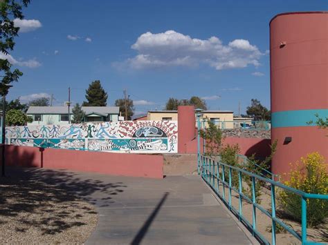 Murals at Thomas Branigan Memorial Library in Las Cruces New Mexico ...