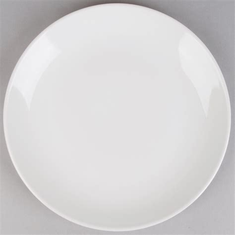 12" Coupe Plate Bright White Round Porcelain Plate - 12/Case