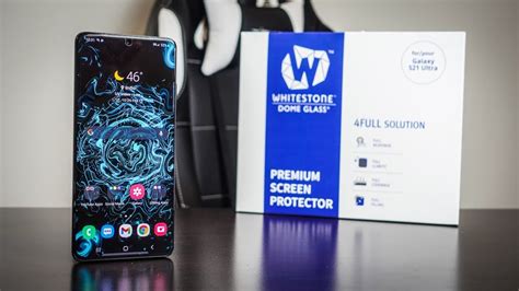 Samsung Galaxy S21 Ultra Whitestone Dome Glass INSTALL & REVIEW - YouTube