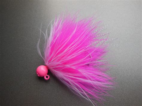 Hand tied Salmon Marabou Jigs made in Oregon