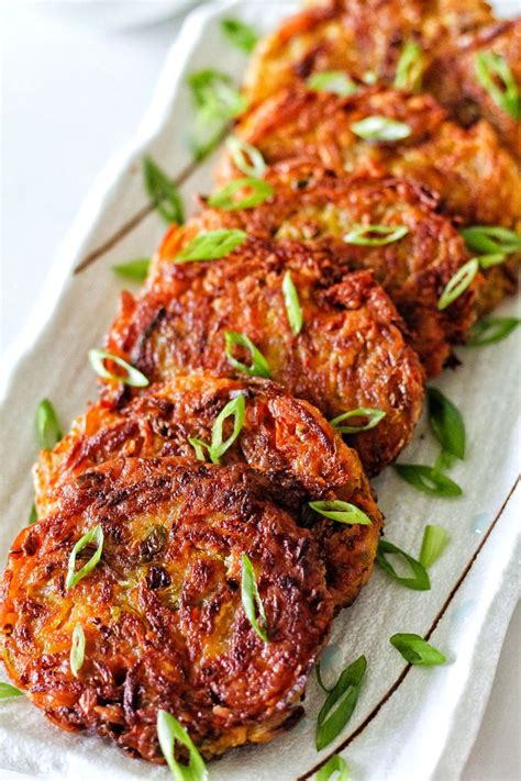 Vegan Butternut Squash Fritters {Chinese Style Vegetable Fritters} in 2024 | Vegan butternut ...