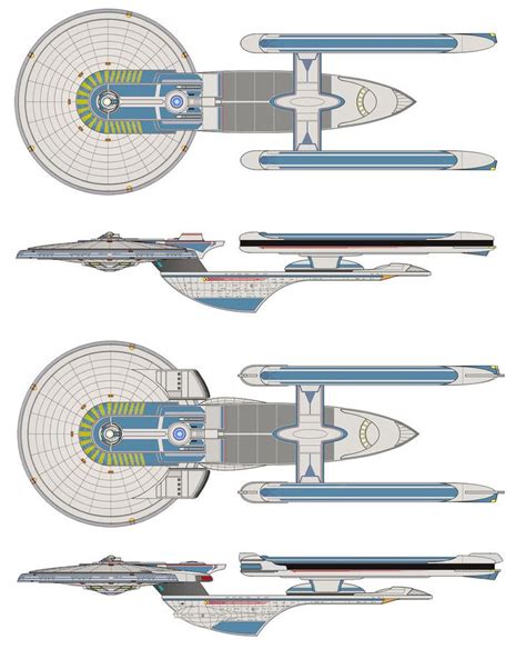 uss excelsior refit | Excelsior class starship and refit. by jbobroony on DeviantArt | Star trek ...