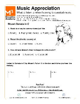 Music Appreciation Worksheets – TheWorksheets.CoM – TheWorksheets.com - Worksheets Library