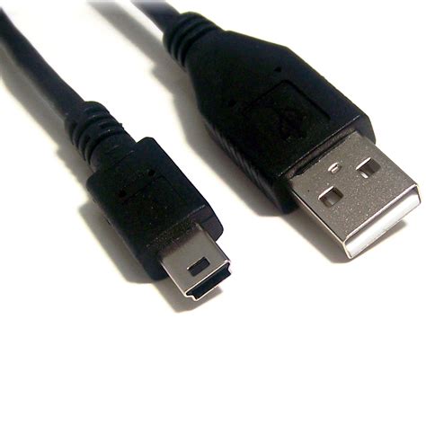 MICRO CONNECTORS 3-feet Mini USB 2.0 5-Pin to USB A Cable - TVs ...